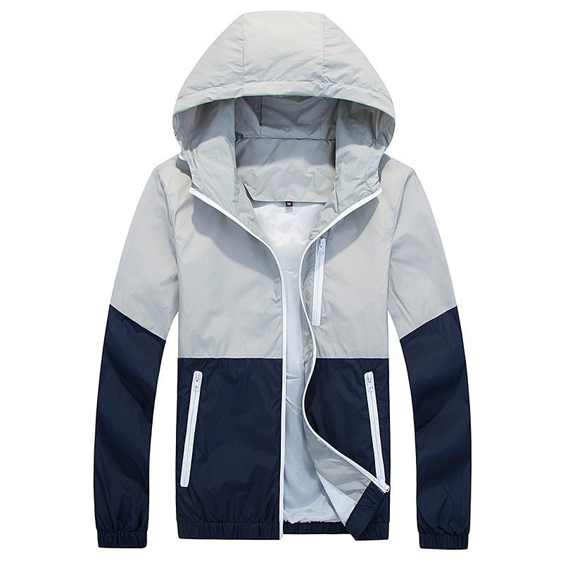 Men's Jacket Spring And Autumn Thin Hooded