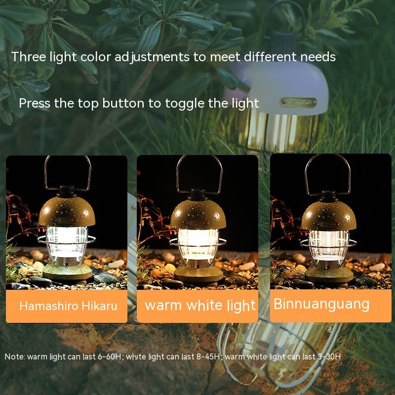 Outdoor Camping Lantern Usb Charging Light