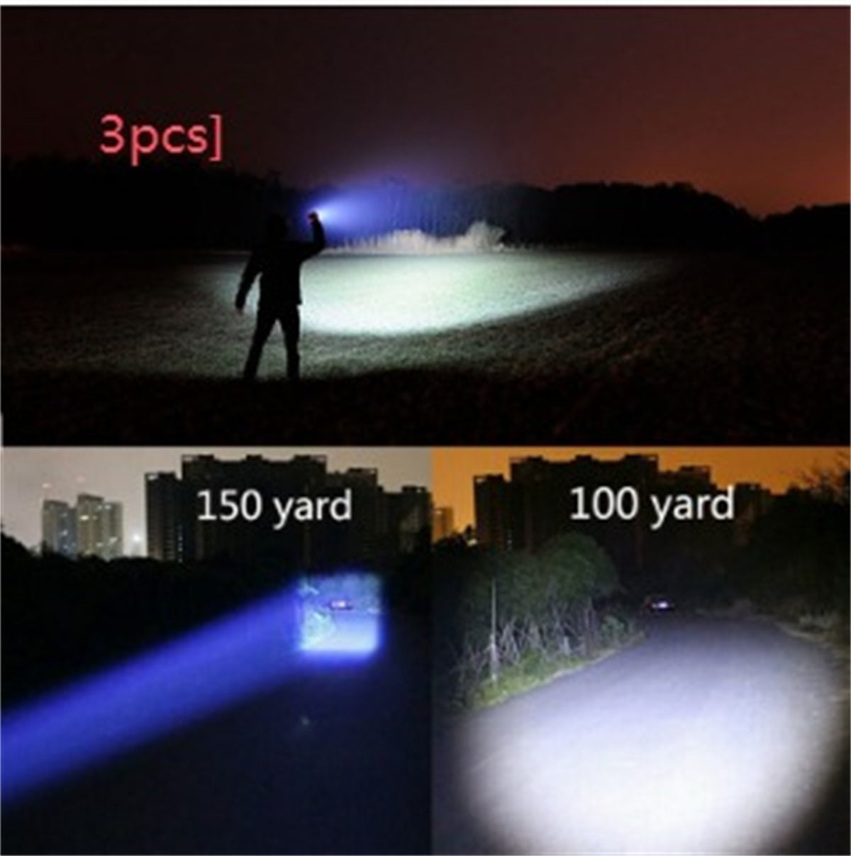 Portable Mini Flashlight LED ZOOM
