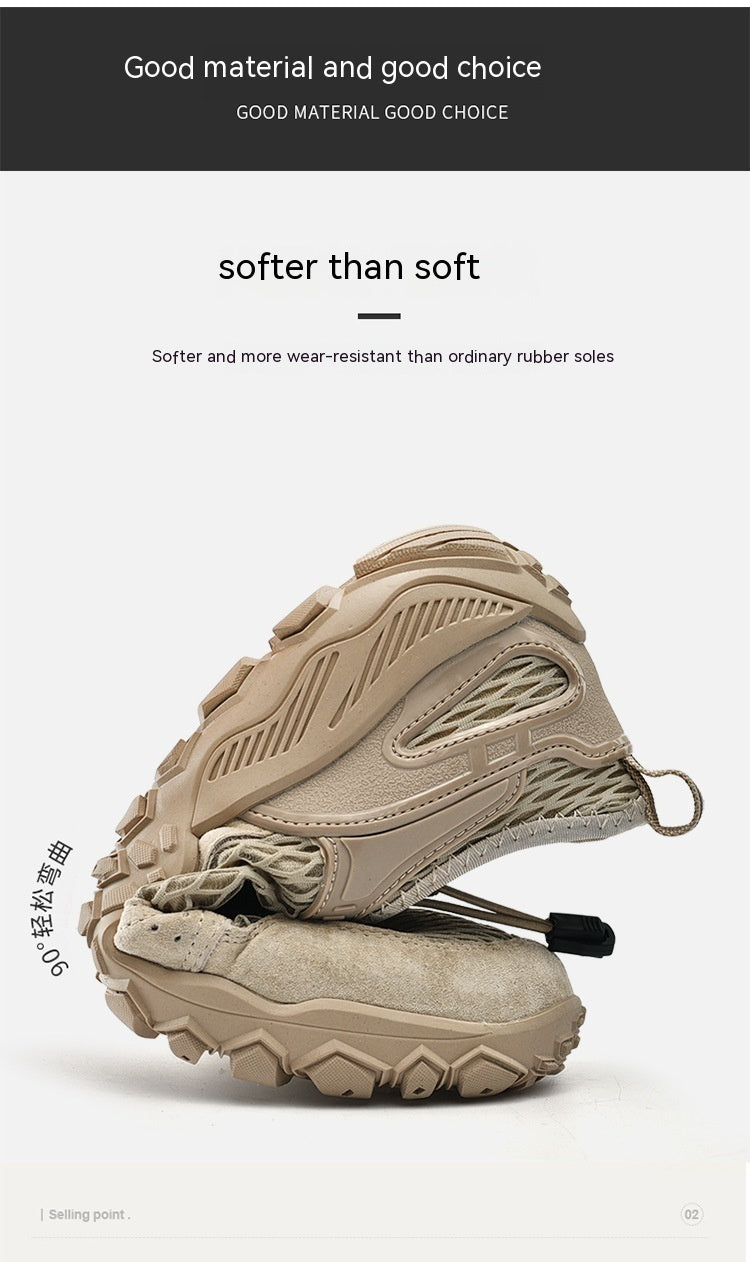Soft-soled Mesh Surface Hiking Shoes
