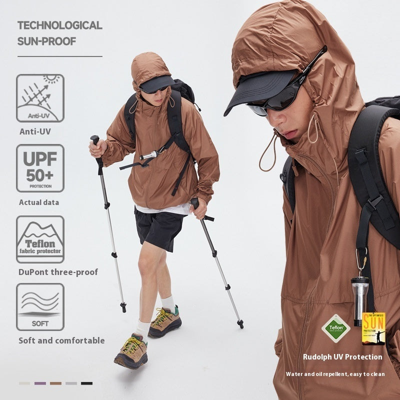 Men's Sports Hooded Thin Coat