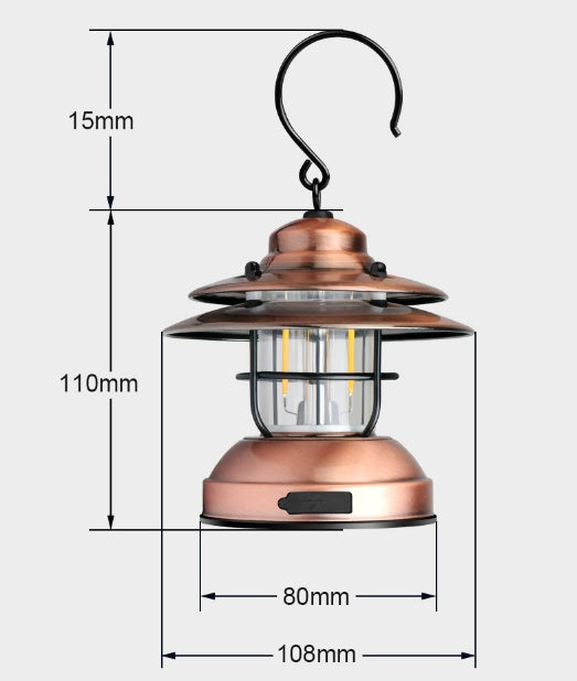 Outdoor Camping Retro Camp Light Gas Tank