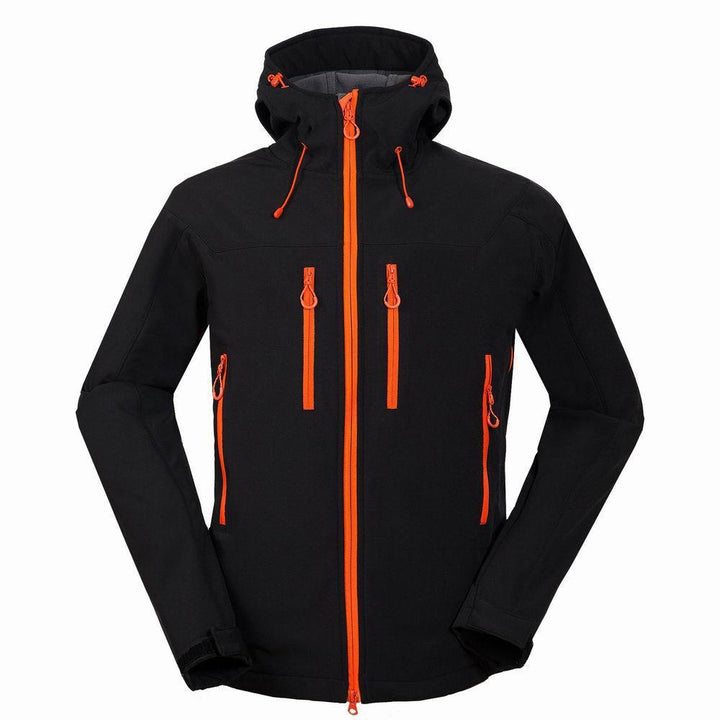 Outdoor complex soft shell jacket