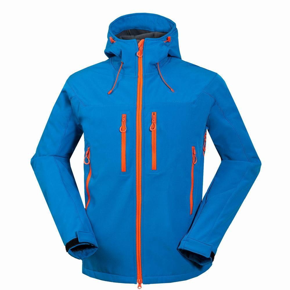 Outdoor complex soft shell jacket