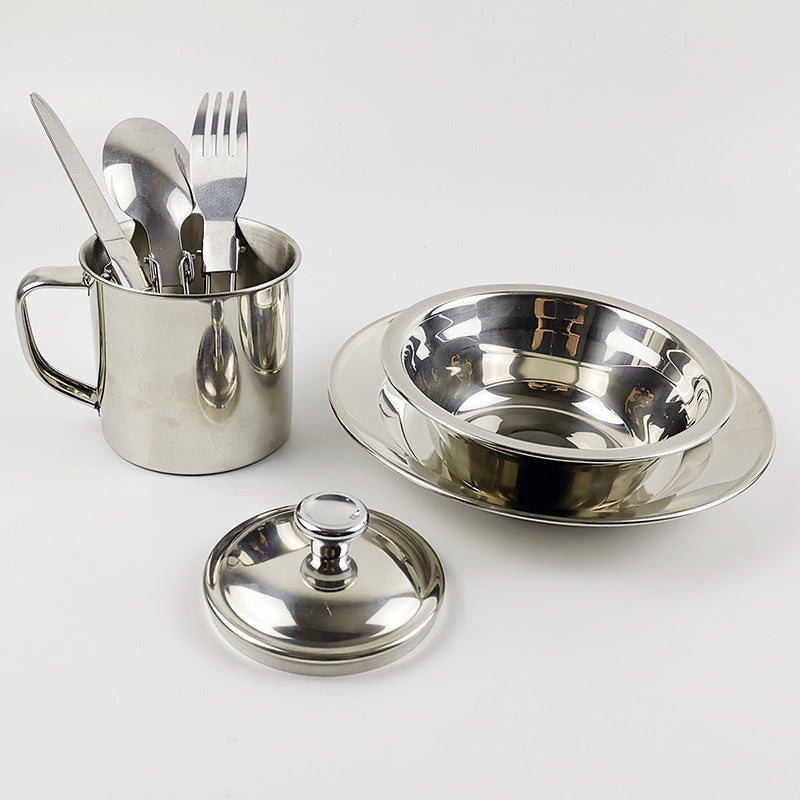 Outdoor Camping Single Stainless Steel