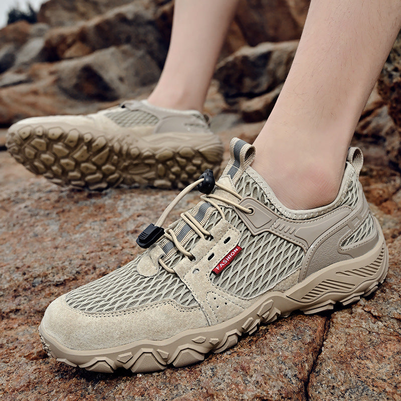 Soft-soled Mesh Surface Hiking Shoes