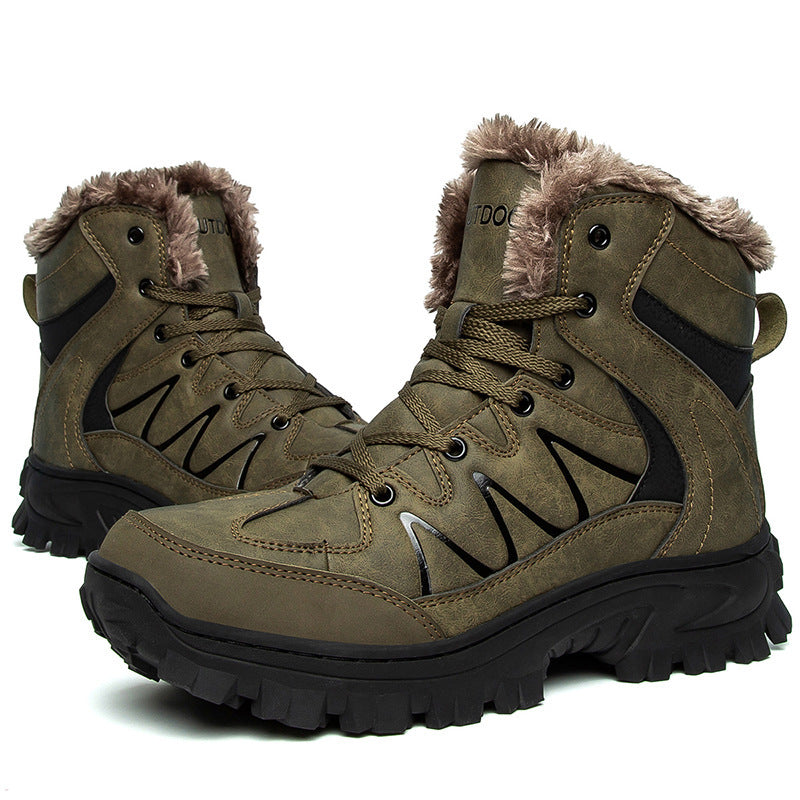 Warm High Top Outdoor Cotton Shoes