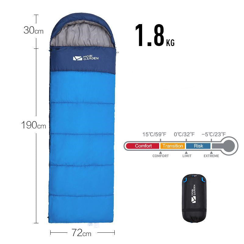 Sleeping Bag Mummy Outdoor Camping Thickened