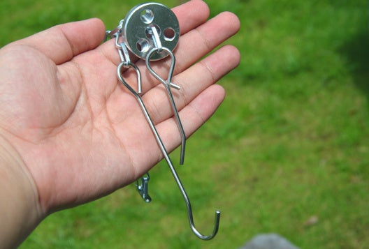 Camping outdoor campfire tripod hanging pot