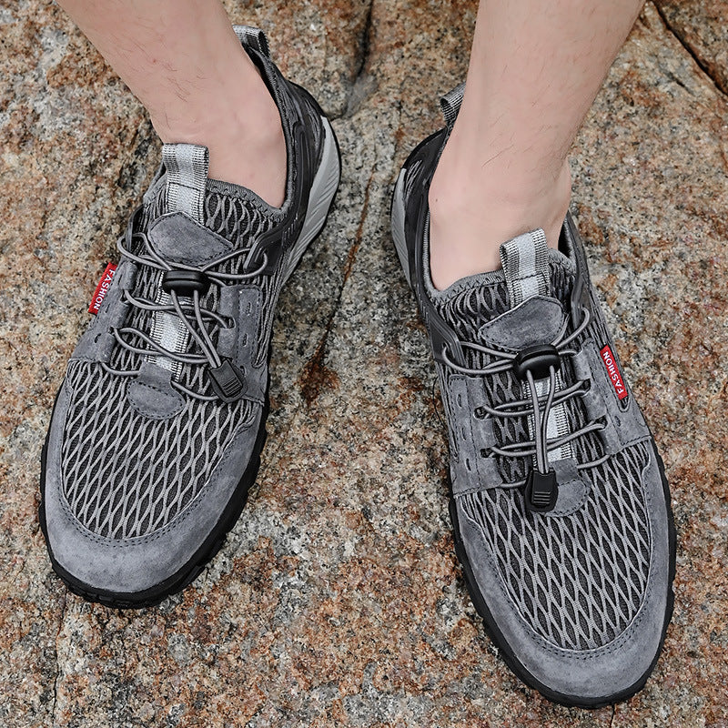 Soft-soled Mesh Surface Hiking Shoes