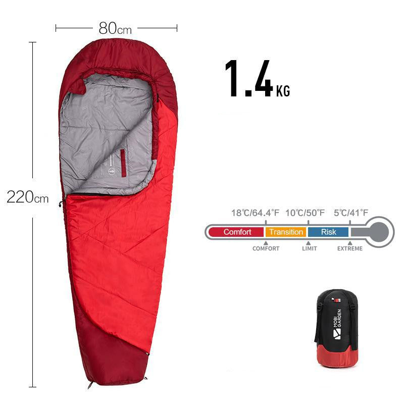Sleeping Bag Mummy Outdoor Camping Thickened