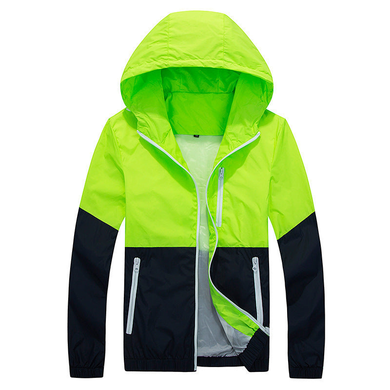 Men's Jacket Spring And Autumn Thin Hooded