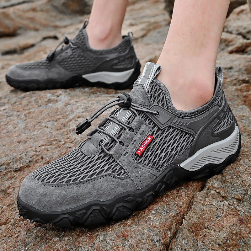 Soft-soled Mesh Surface Hiking Shoes