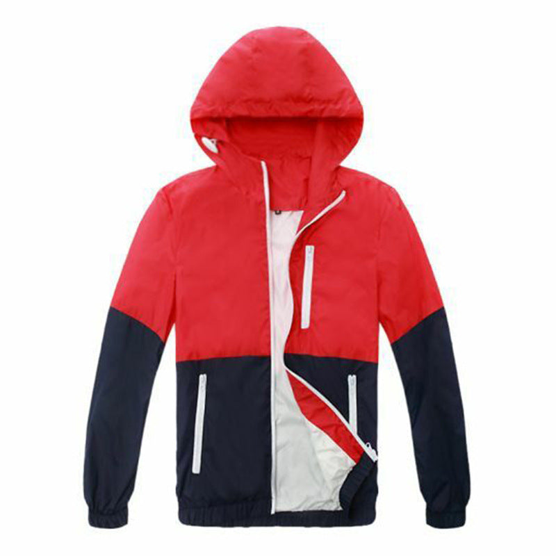 Men's Jacket Spring And Autumn Thin Hooded