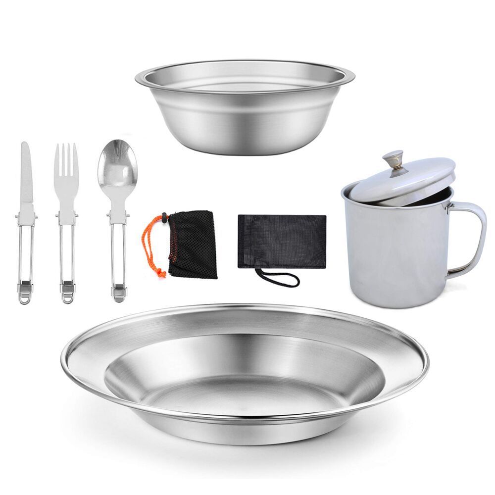 Outdoor Camping Single Stainless Steel