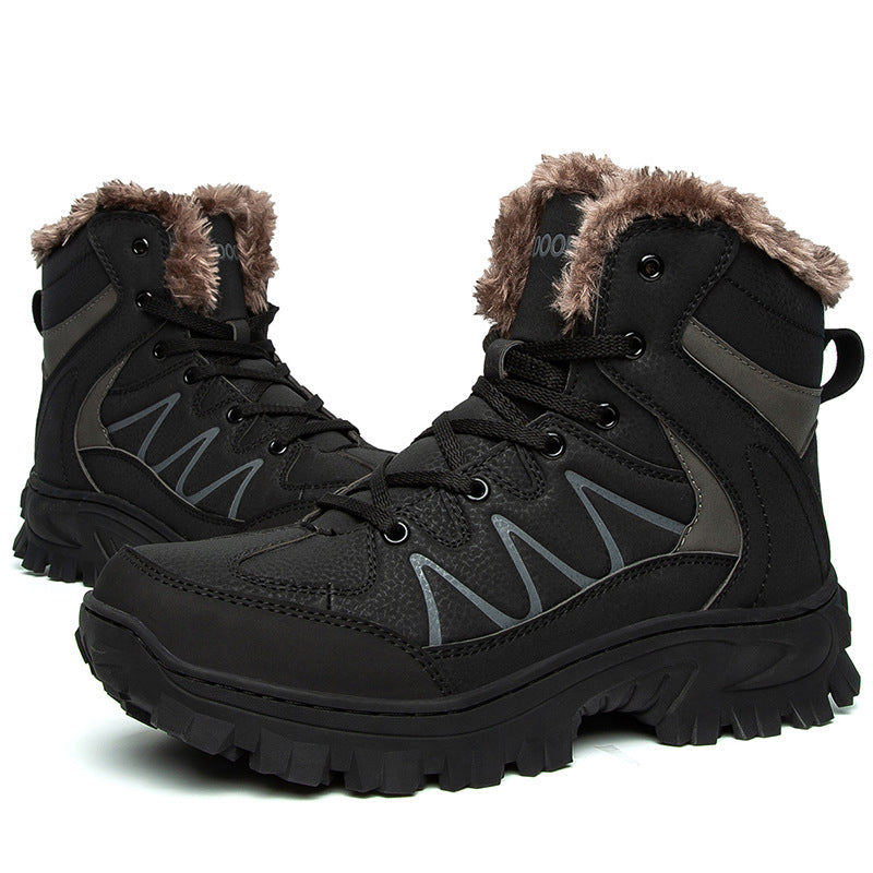 Warm High Top Outdoor Cotton Shoes