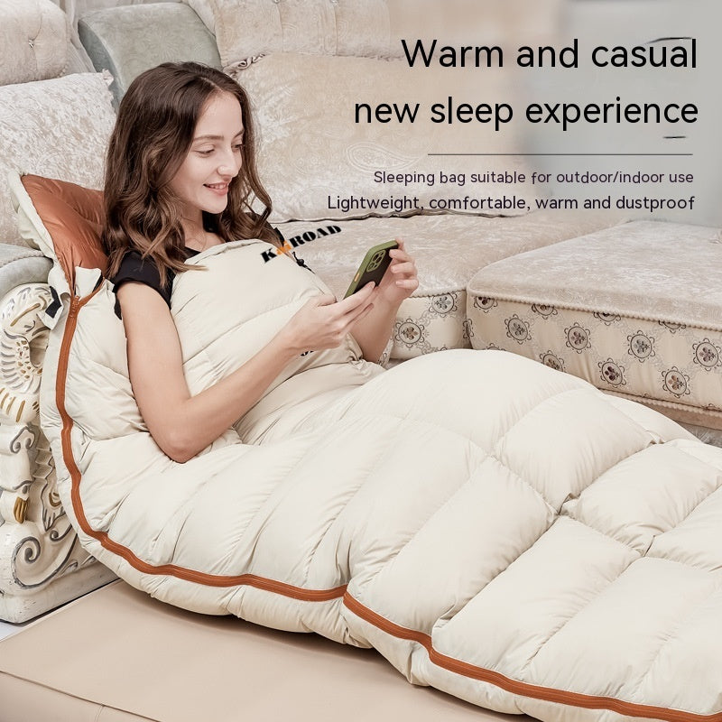 Warm Egg-shaped Feather Sleeping Bag