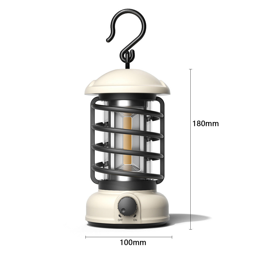 Portable Tent Light Retro Barn Lantern