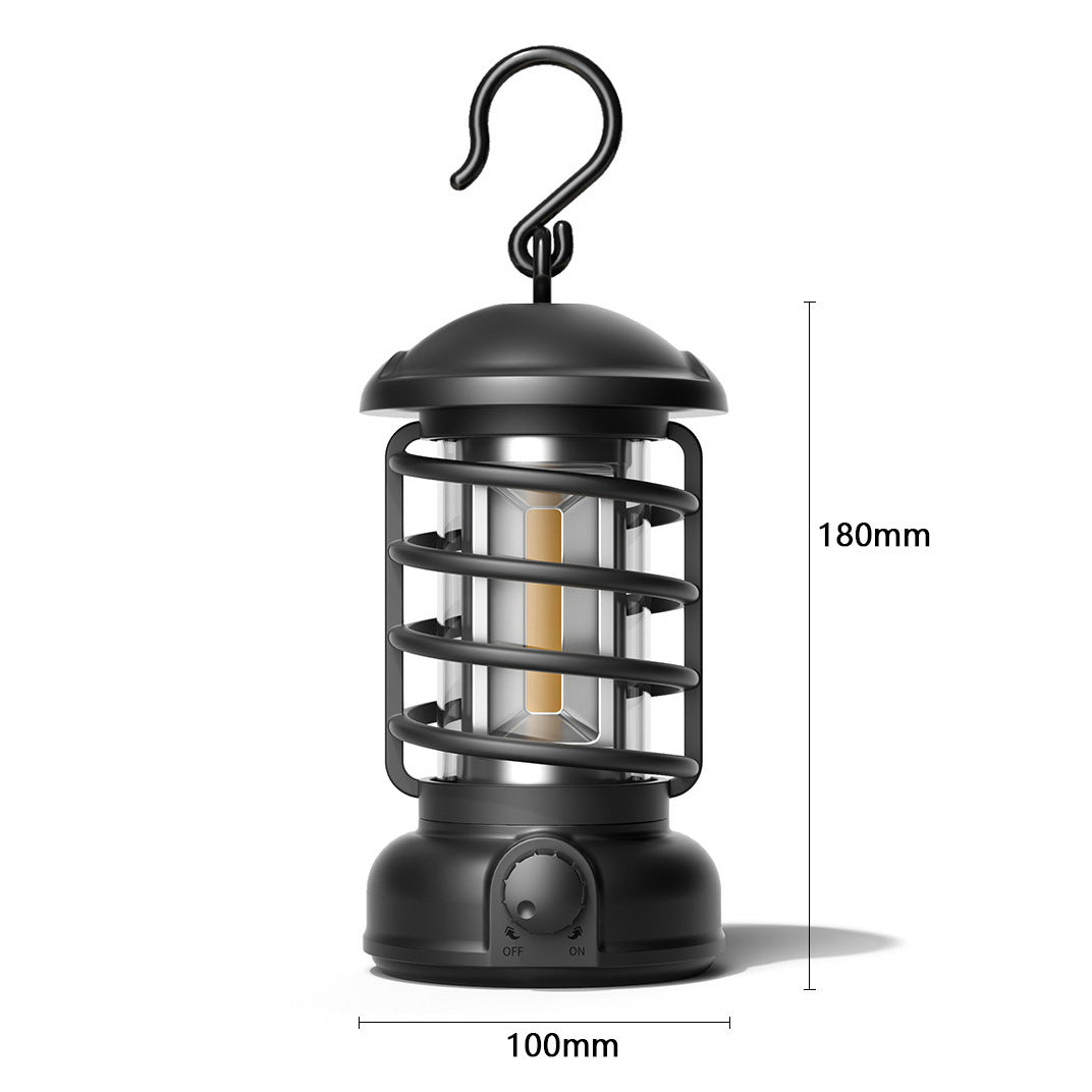 Portable Tent Light Retro Barn Lantern
