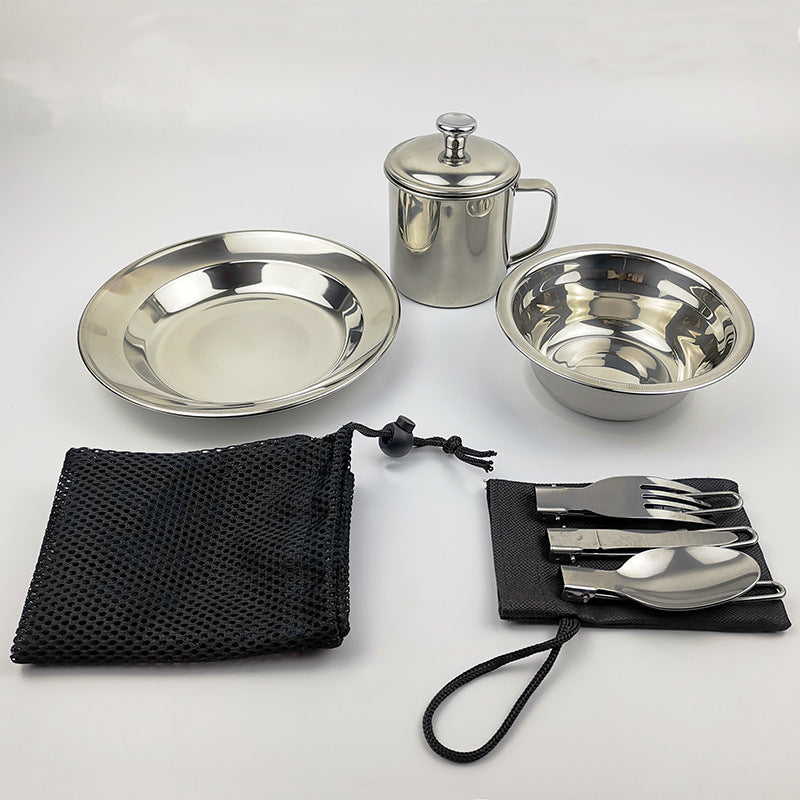 Outdoor Camping Single Stainless Steel