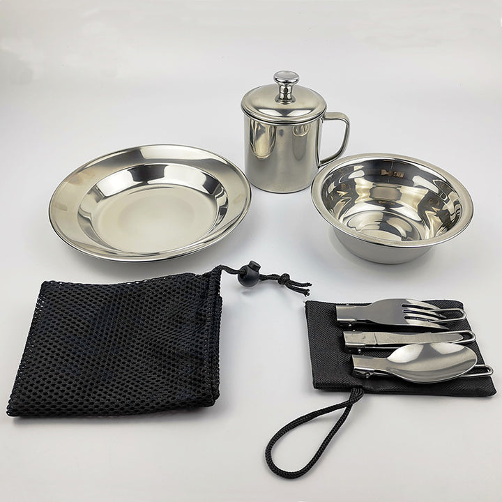 Outdoor Camping Single Stainless Steel
