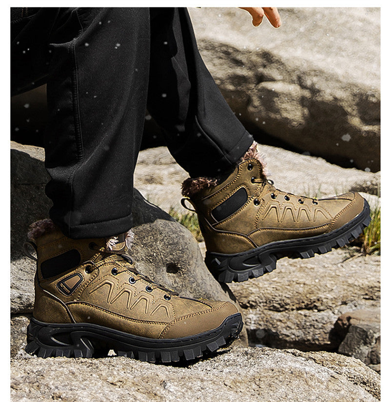 Warm High Top Outdoor Cotton Shoes