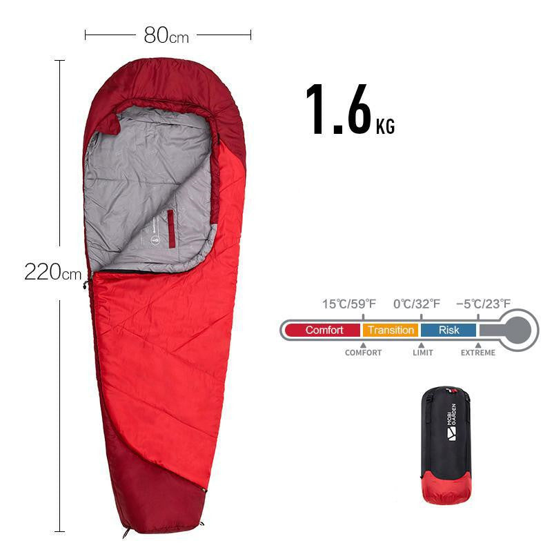 Sleeping Bag Mummy Outdoor Camping Thickened