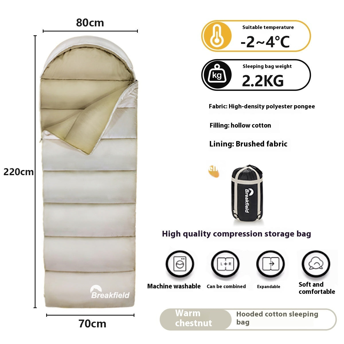 Waterproof Cotton Sleeping Bag