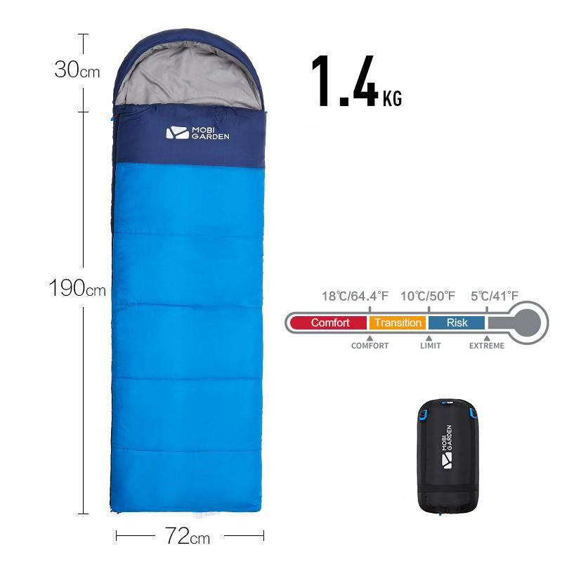 Sleeping Bag Mummy Outdoor Camping Thickened