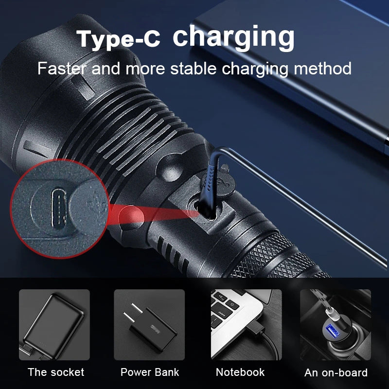 Aluminum Alloy Telescopic Zoom Usb Charging