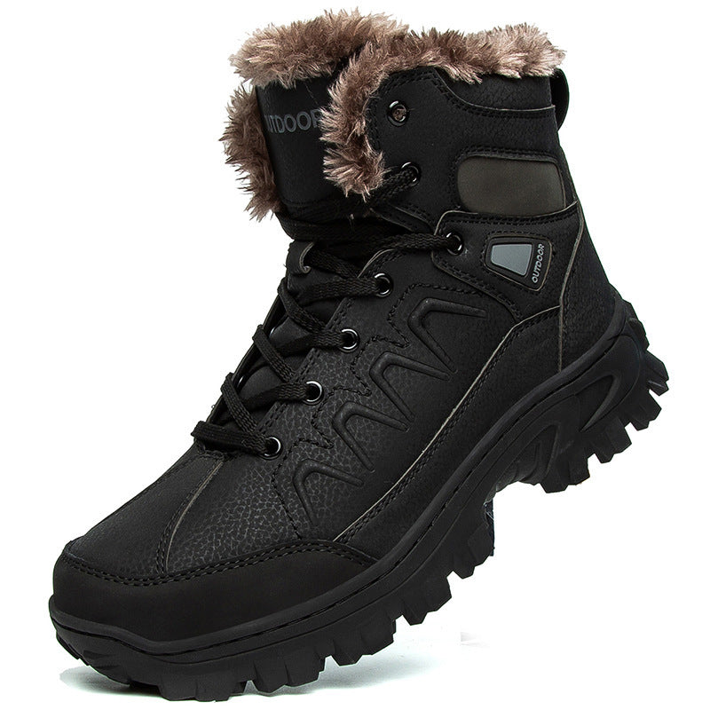 Warm High Top Outdoor Cotton Shoes