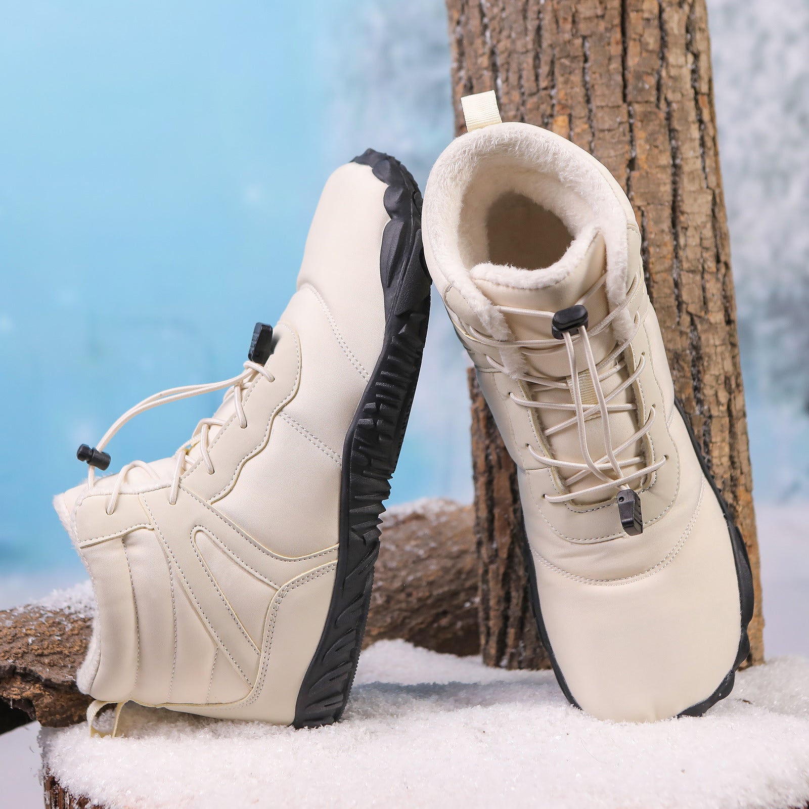 Five-finger Cotton Shoes Non-slip Snow Boots