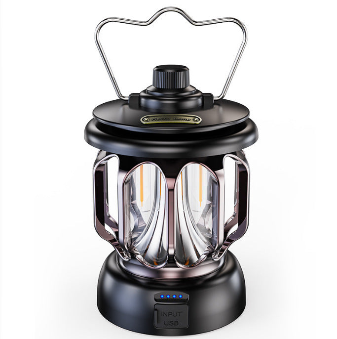 LED Retro Horse Lantern Portable