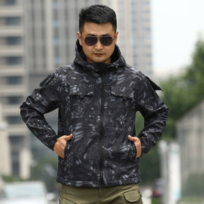 Shell Jacket Camouflage Cold Sports